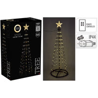 Overige Merken Led Kerstboom 154 Led'S 150 Cm Warm Wit Zwart