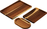 Ceruzo Dienbladen - Acaciahout - Set Van 3