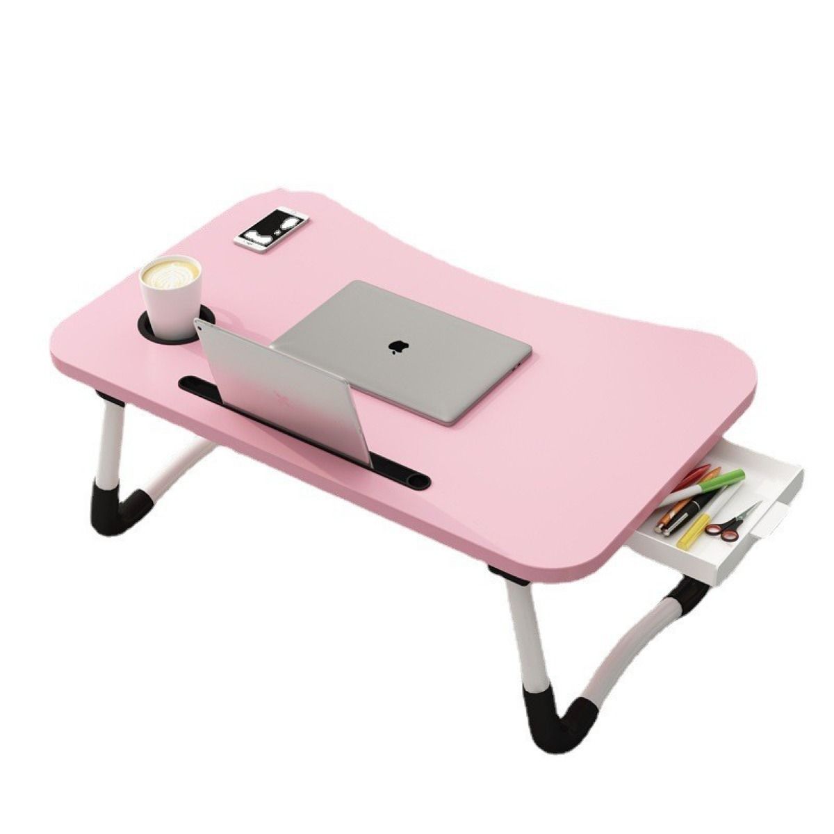 Ceruzo Opklapbare Laptoptafel - Bedtafel - 60X40 Cm - Roze