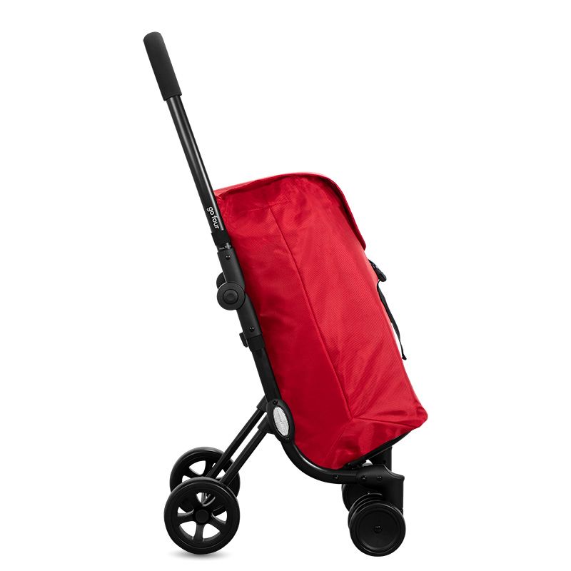 Ceruzo Go Four Boodschappentrolley - Rood - 43.5 Liter - By Playmarket
