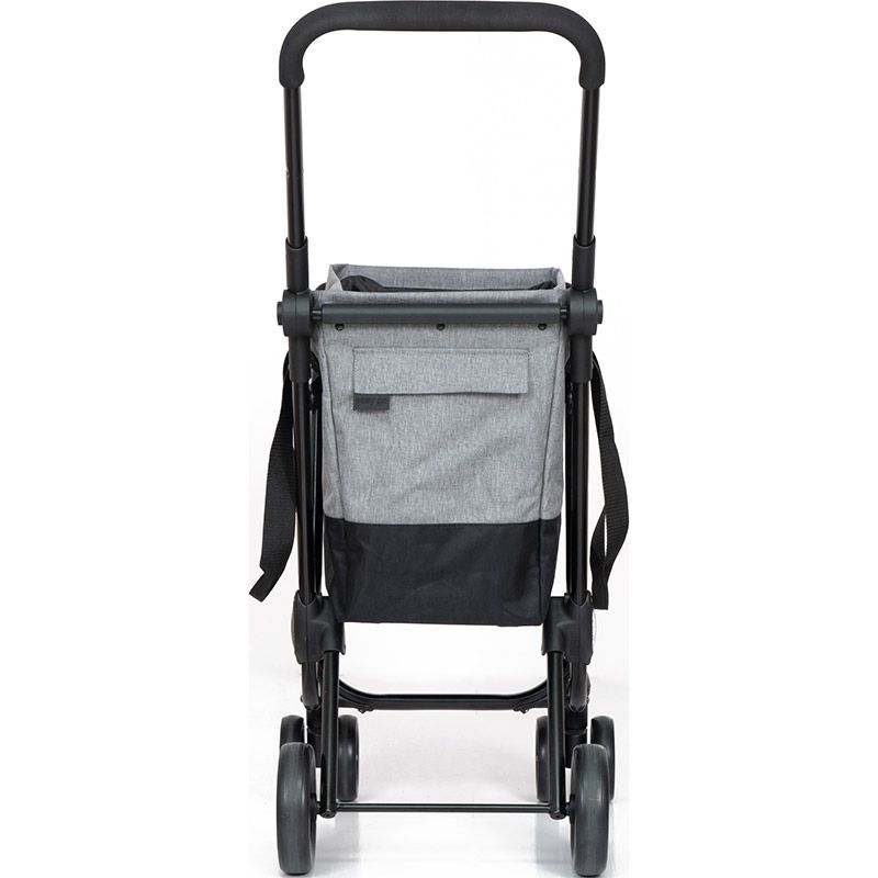 Ceruzo By Playmarket Easy Go Boodschappentrolley - Zwart-Rood
