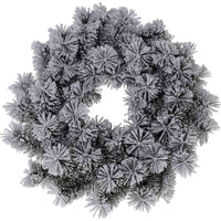 Kerstkrans - Groen Met Sneeuw - 40 Cm