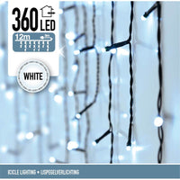 Ijspegel Verlichting - 360 Led's -12 Meter - Wit