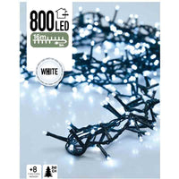 Micro Cluster 800 Led's - 16 Meter - Wit - 8 Functies + Geheugen