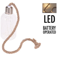 Glazen Lamp Met 20 Led
