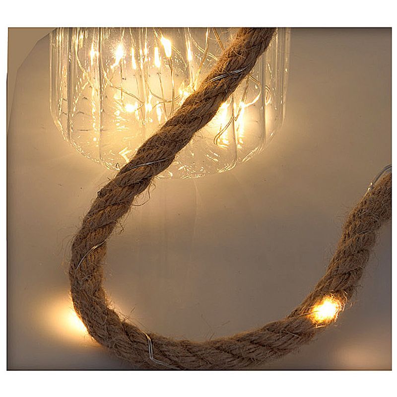Glazen Lamp Met 20 Led