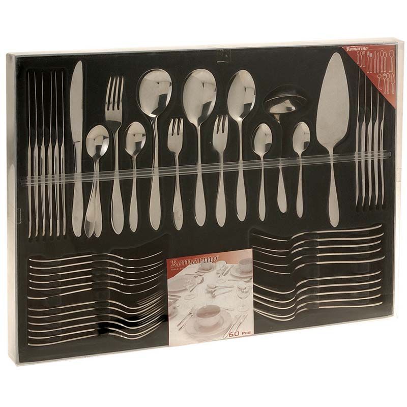 Excellent Houseware Bestekset, Roestvrij Staal (60 Dlg)