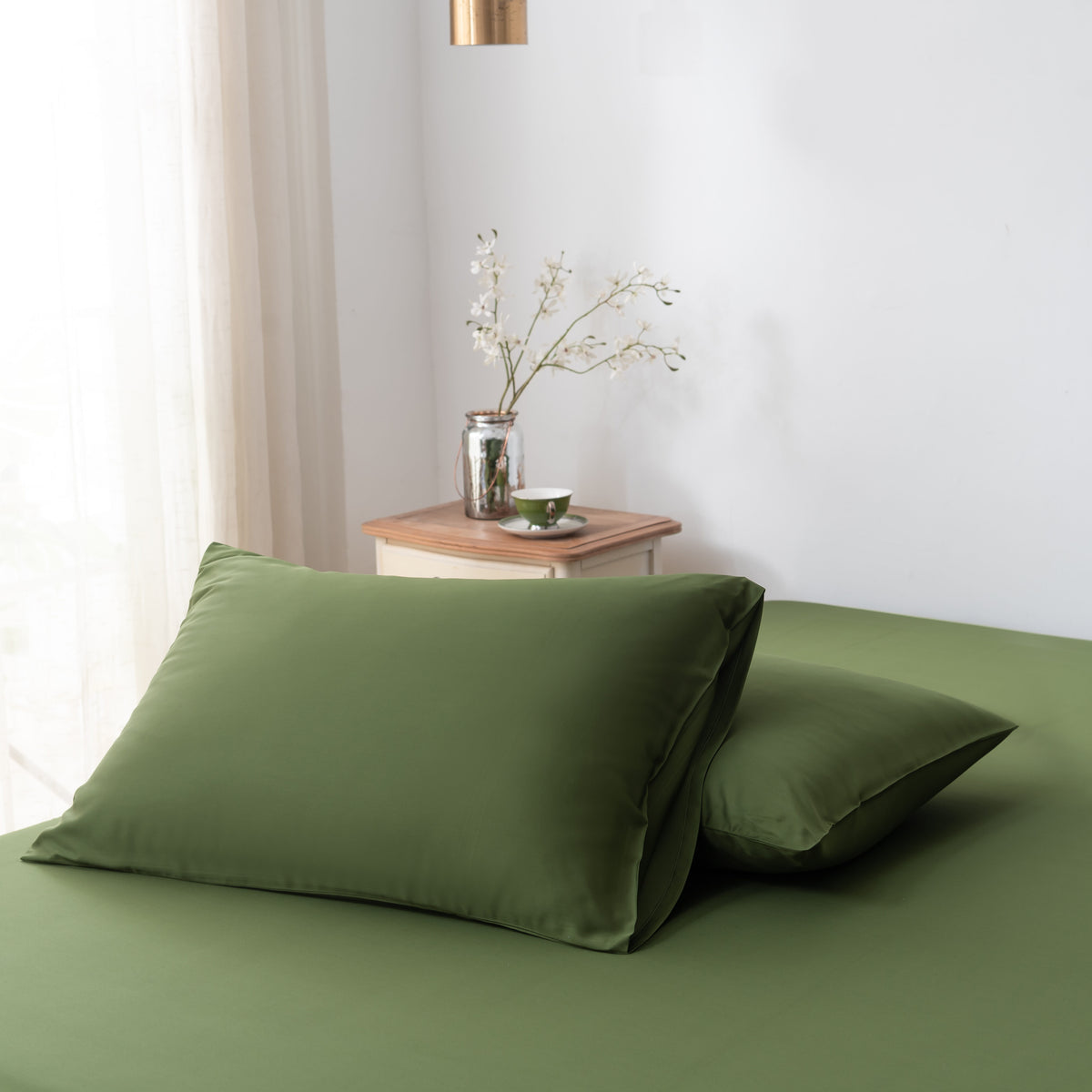 Kussenslopen - Deep Moss - Premium