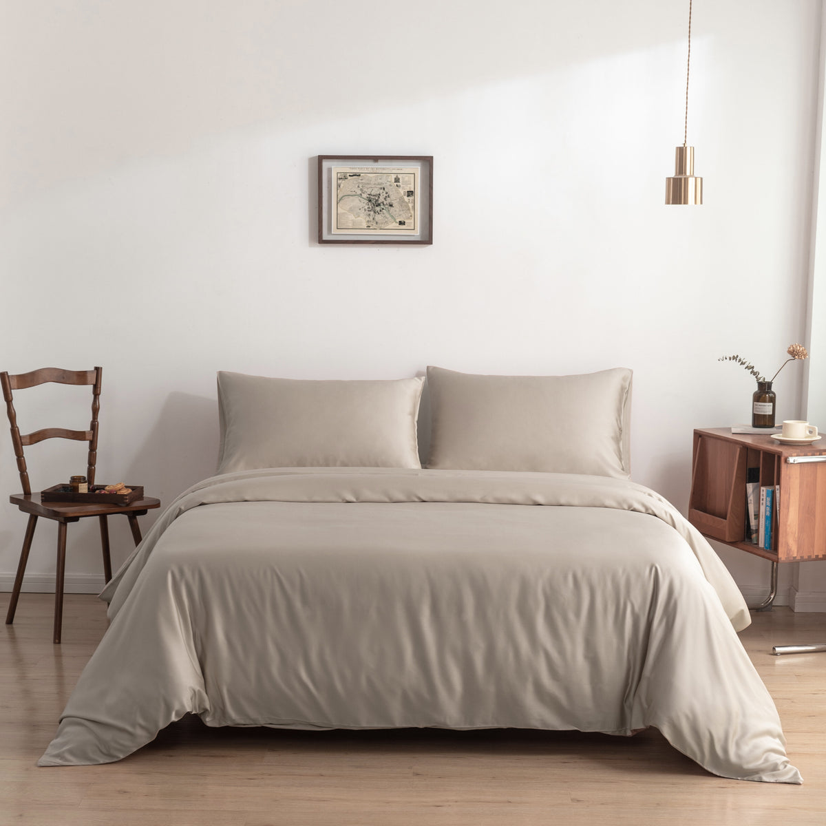 Dekbedovertrek - Soft Taupe - Premium