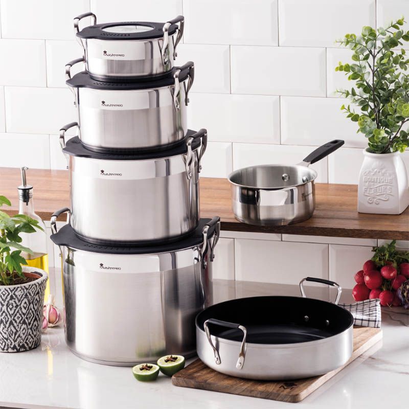 Bergner Masterpro Pan Met Siliconen Deksel - Ø16 Cm