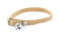 Martin Sellier Collar Cat Elastic Nylon Beige 30X1 CM