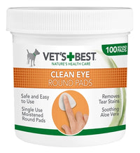 Vets Best Clean Eye Coussinets ronds 100 pièces