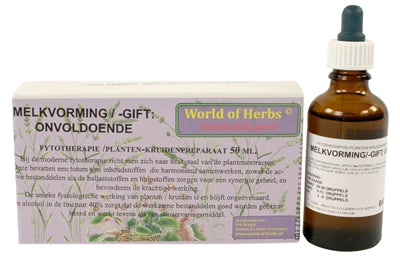 World Of Herbs Phytothérapie Formation de lait insuffisante /-Cadeau 50 ML