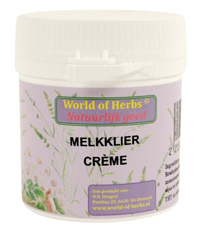 World Of Herbs Phytotherapy Mammary Gland Cream 50 GR