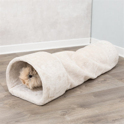 Trixie Play Tunnel Rabbit / Guinea Pig Plush Beige 80X27X21 CM