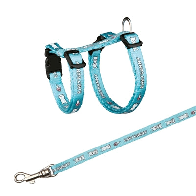 Trixie Harnais Lapin Avec Ceinture Baby Bunny Assorti 20-33X0,8+125 CM