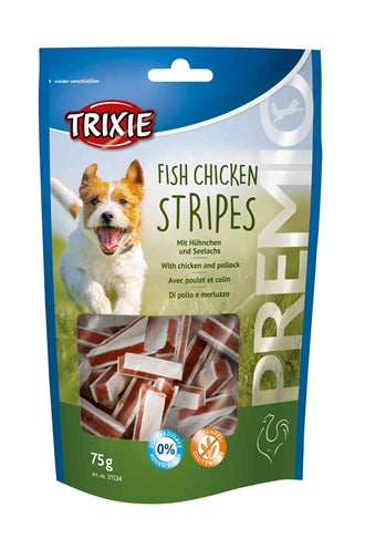 Trixie Premium Fish Chicken Stripes 75 GR