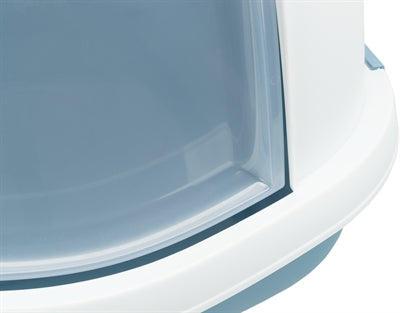 Trixie Litter Box Primo Xxl Top With Hood Blue / White 71X56X47 CM