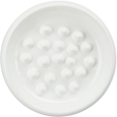 Trixie Slow Feeding Bowl Ceramic White 18 CM 250 ML