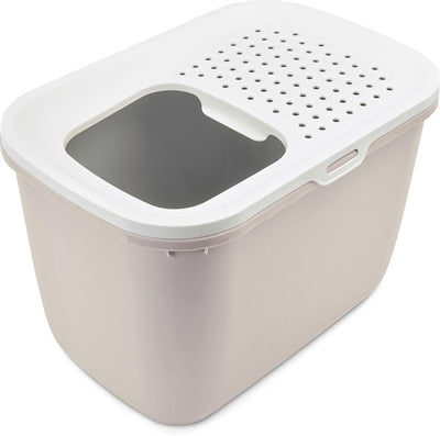 Savic Litter Box Hop In Mocca / White 58.5X39X39.5 CM