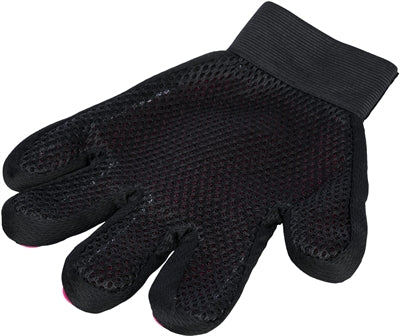 Trixie Coat Care Glove Mesh Material / Tpr Pink / Black 16X24 CM