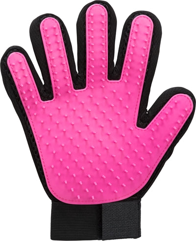 Trixie Coat Care Glove Mesh Material / Tpr Pink / Black 16X24 CM