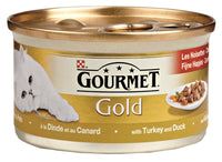 Gourmet Gold Fine Snacks Turkey / Duck 85 GR (24 pieces)