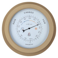 Nextime Ne-4303Br Buiten Barometer 22Cm Metaal Bruin Orchid