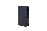 Juscha Ju-961202 Pasjeshouder Clicksafe Rfid Kunstleer Bl/Zw 8 Pasjes Met Opbergvak Voor Muntgeld