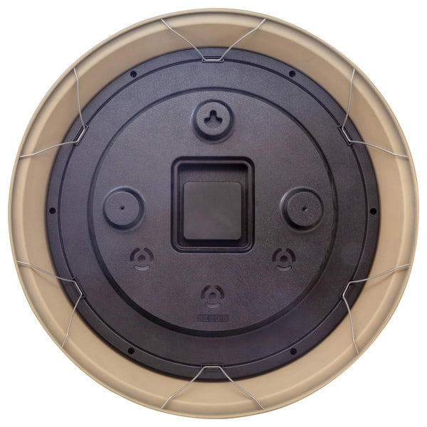Nextime Ne-4305Br Buitenweerstationklok 40,5 Cm Metaal Bruine Hyacint