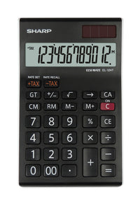 Citizen Sh-El124Twh Calculator Sharp El124Twh Zwart-Wit Desk 12 Digit