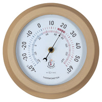 Nextime Ne-4302Br Buitenthermometer 22Cm Metaal Bruine Lily