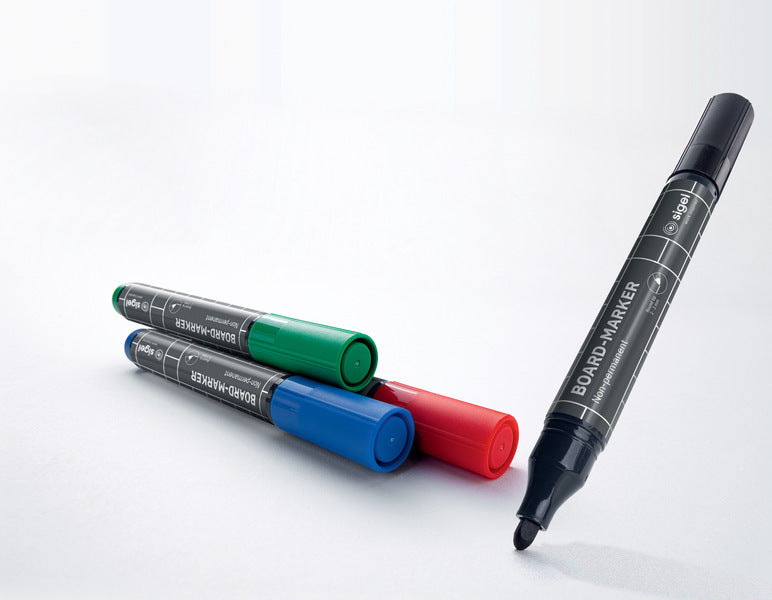 Sigel Si-Ba010 Whiteboardstift 4 Kleur Zwart/Blauw/Rood/Groen