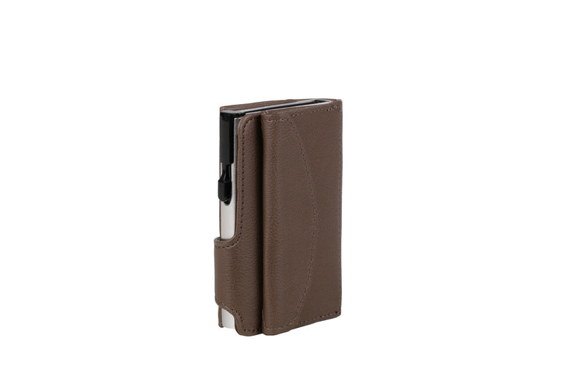 Juscha Ju-962105 Pasjeshouder Clicksafe Rfid Kunstleer Br/Zi 8 Pasjes Met Opbergvak Voor Muntgeld