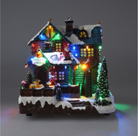 Kersthuis - Reindeer Lodge - Kerstmuziek En Beweging