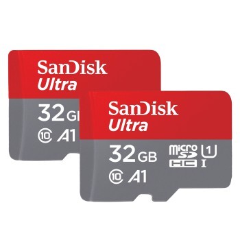 Sandisk Microsdhc Ultra Android 32Gb 120Mb/S Class 10 A1 - 2Pak