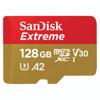 Sandisk Microsdxc Extreme 128Gb 190Mb / 60Mb,U3,V30,A2 Ac