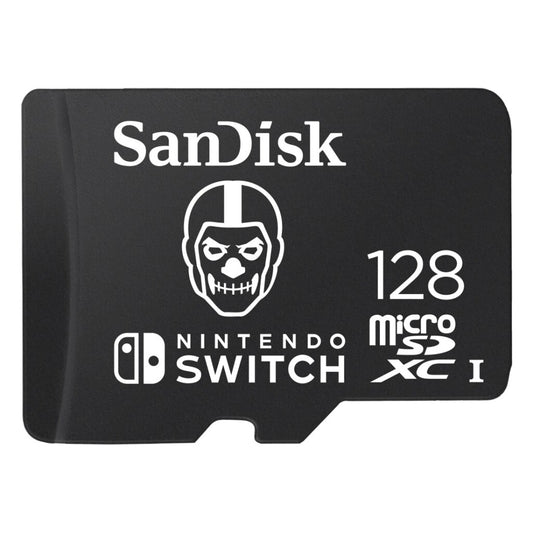 Sandisk Microsdxc Extreme Gaming 128Gb Nintendo Licensed Fortnite Skull Trooper