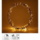 Kerstkrans Op Standaard - 300 Led - 60 Cm - Warm Wit - Timer