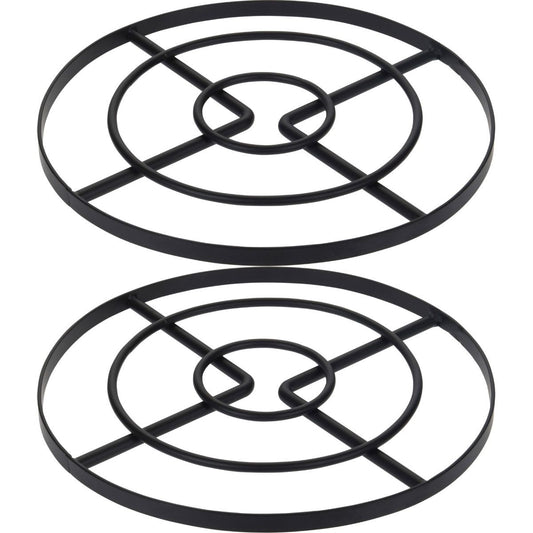 Excellent Houseware 2X Pannenonderzetter - Ø 23 Cm - Staal