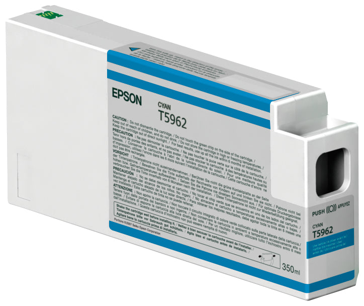 Epson Ink Cartridge Cyan T 596  350 Ml             T 5962