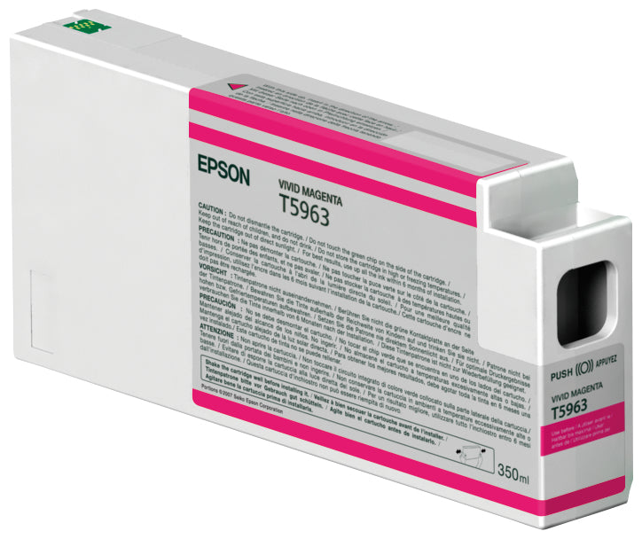 Epson Ink Cartridge Vivid Magenta T 596  350 Ml     T 5963