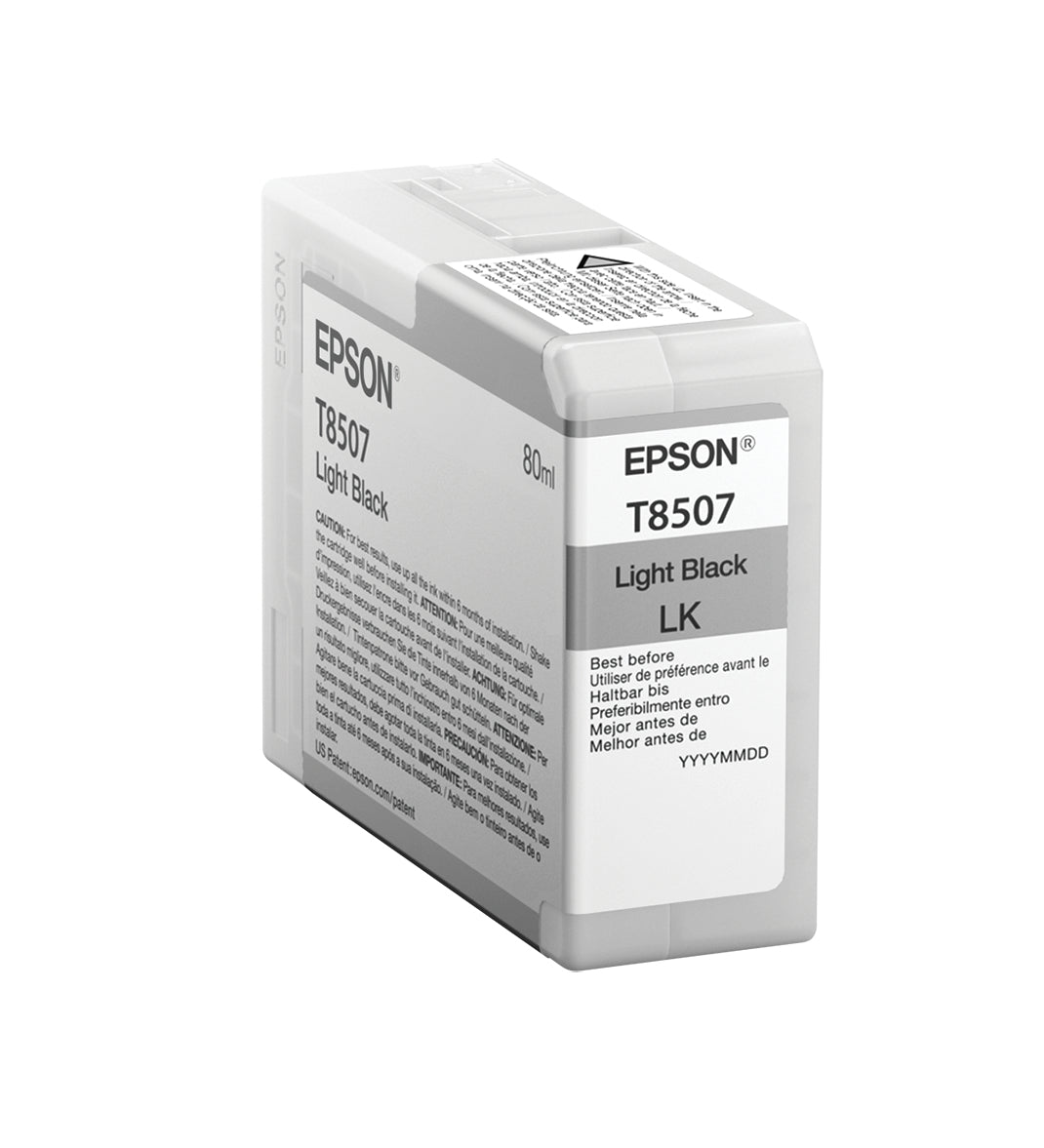 Epson Ink Cartridge Light Black T 850 80 Ml               T 8507