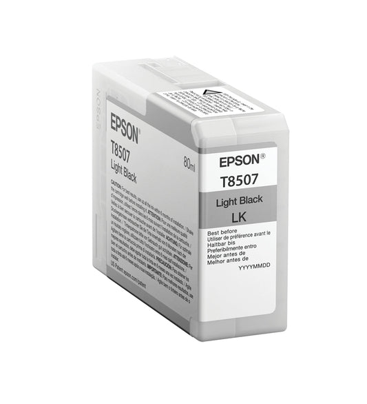 Epson Ink Cartridge Light Black T 850 80 Ml               T 8507