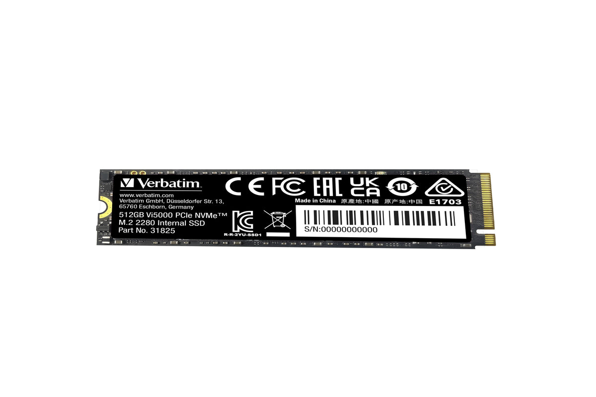 Verbatim Vi5000 M.2 Ssd    512Gb Pcie4 Nvme                 31825