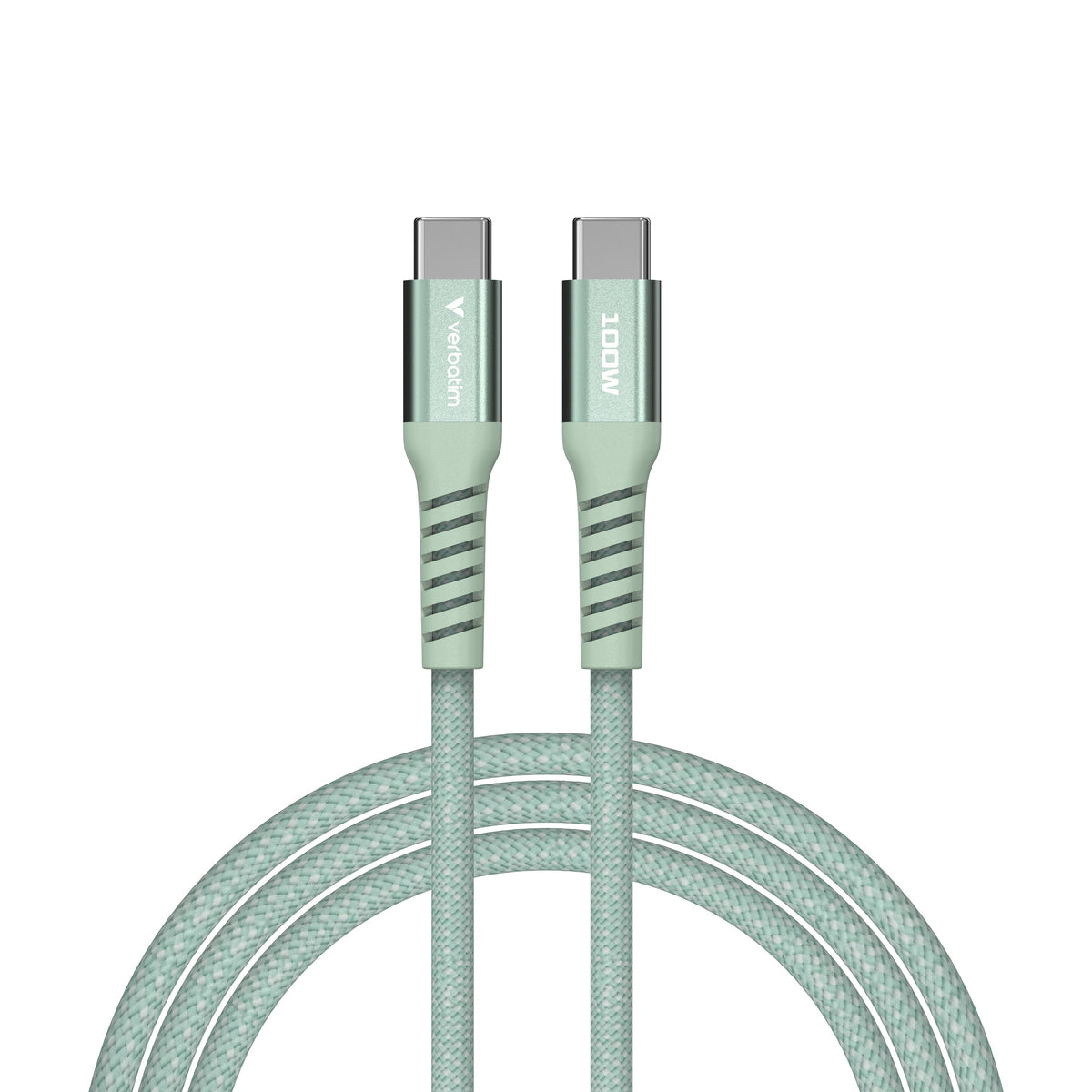 Verbatim Sync&Charge 100W 120Cm Usb-C/Usb-C Magnetic Grün  31855