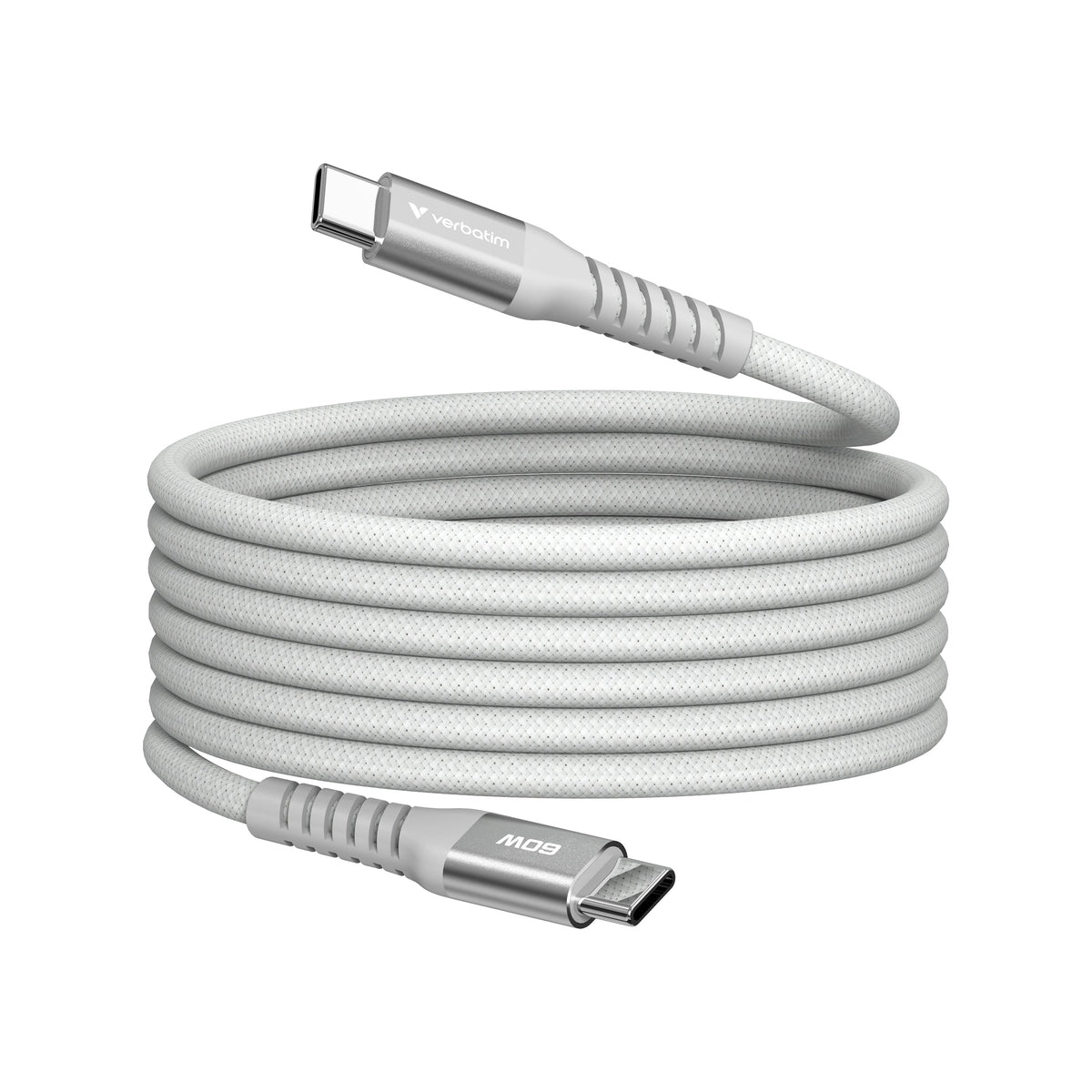 Verbatim Sync&Charge 60W 120Cm Usb-C/Usb-C Magnetic Grau  31850
