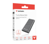Verbatim Turbometal Ssd      2Tb Usb4 R/W 3700/3600 Mb/S    32022