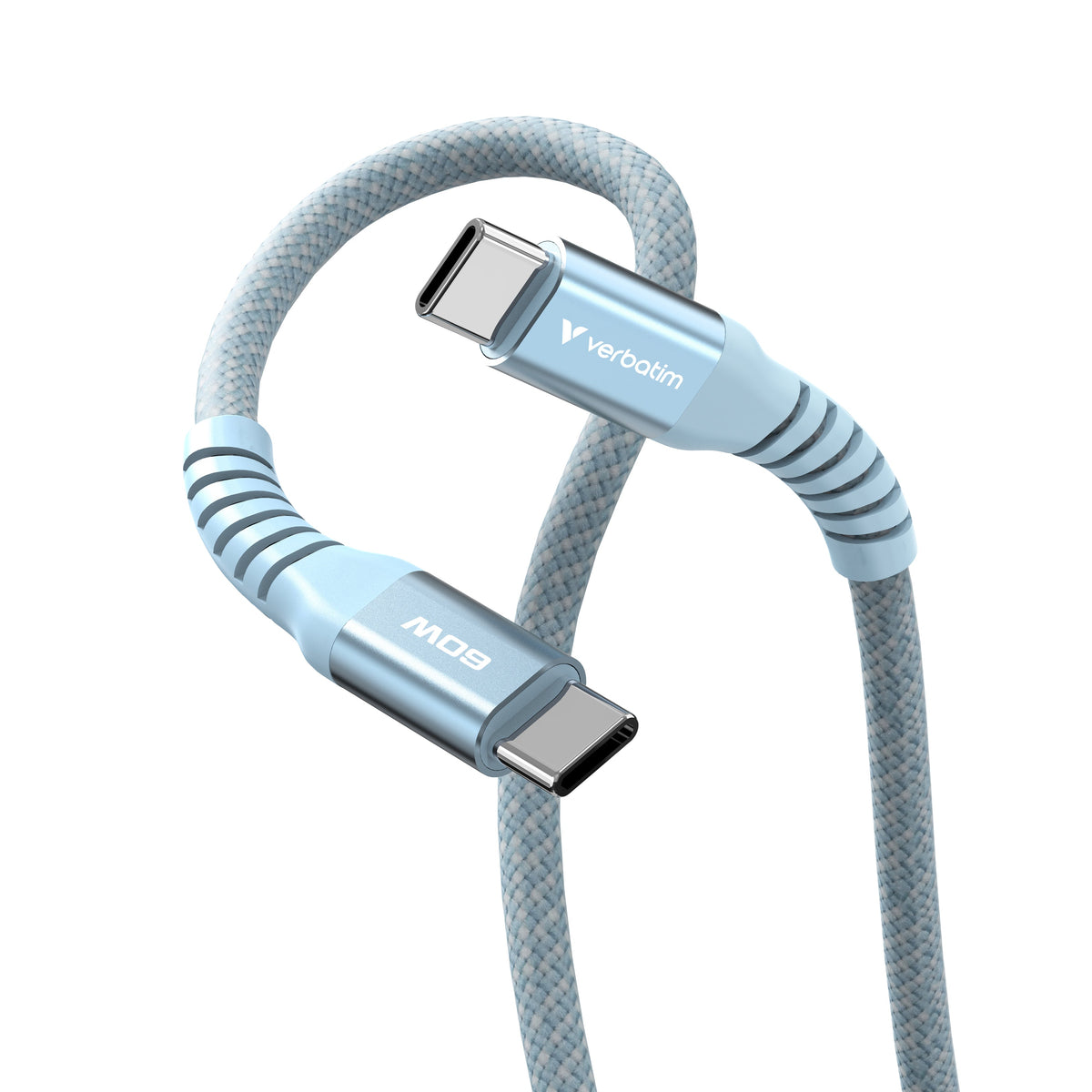 Verbatim Sync&Charge 60W 120Cm Usb-C/Usb-C Magnetic Blau  31852
