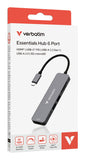 Verbatim Usb-C Essentials Multi- Port Hub 6 Port/Card Read. 32156